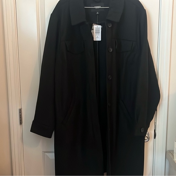 Torrid Wool Longline Shacket - Picture 2 of 8